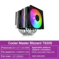 COOLER MASTER Soğutucu ana T620S RR-D6NA-17PA-C1 çift kule 6 ısı borusu CPU soğutucu ARGB Fan AM5 + LGA1700 KULE FAN